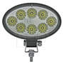 LED Arbeitsscheinwerfer oval 12/24V 1800 Lumen